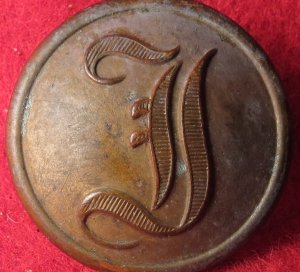 Confederate Script Infantry Button